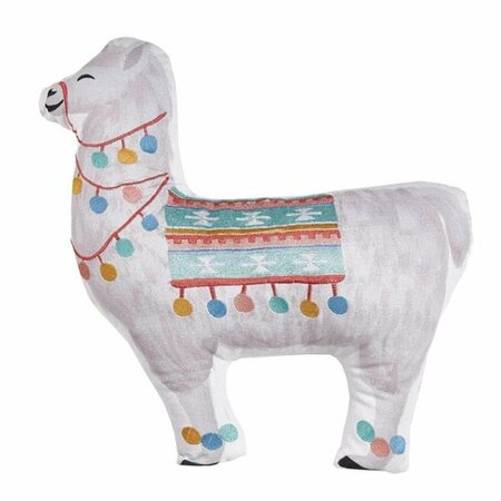 PUESTA EN ESCENA 15 x 18 in. Llama Shaped Printed Pillow PU3125036